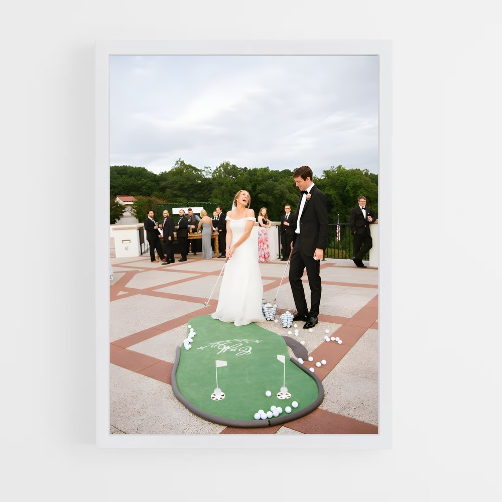 Poster Golf & Love (vue 3)
